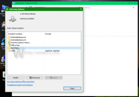 Fájltípusok hozzáadása vagy eltávolítása a keresésből a Windows 10 rendszerben