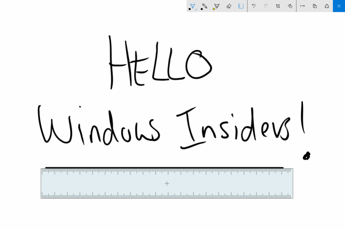 Sketchpad în Windows Ink Workspace