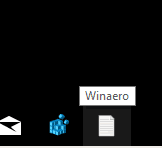 Καρφιτσώστε οποιοδήποτε αρχείο στη γραμμή εργασιών στα Windows 10