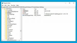 Registerredigering får en adresselinje i Windows 10