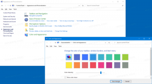 Ajouter une couleur et une apparence classiques au panneau de configuration dans Windows 10
