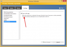 Windows Defenderi keelamine või lubamine opsüsteemis Windows 8.1