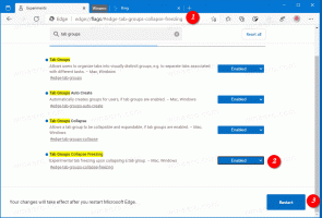 تمكين إنشاء مجموعات علامات التبويب والطي تلقائيًا في Microsoft Edge