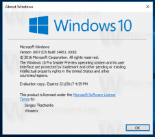 Ändern des registrierten Besitzers und der Organisation in Windows 10