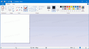 Obnovte výchozí pozici a velikost pro Malování ve Windows 10
