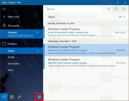 Az üzenetcsoportok letiltása a Windows 10 Mail rendszerben