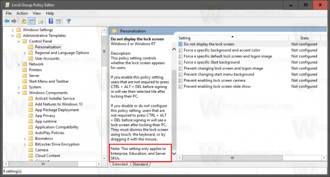 Windows 10 Sperrbildschirm deaktivieren