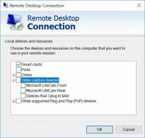 Operētājsistēmā Windows 10 tiks atļauta video tveršanas ierīces novirzīšana, izmantojot RDP