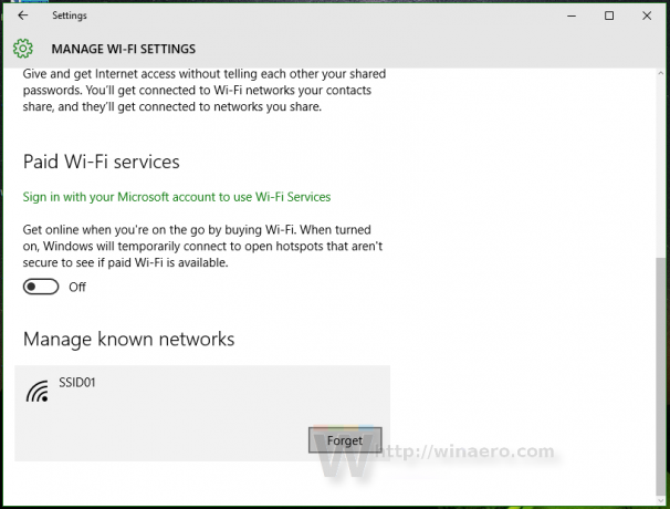 Windows 10 Verwalten WLAN-Netzwerk vergessen