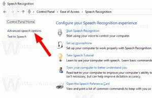 Voer spraakherkenning uit bij opstarten in Windows 10