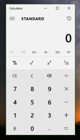kalkulator i Windows 10