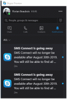 Skype за загуба на SMS Connect в полза на приложението Your Phone