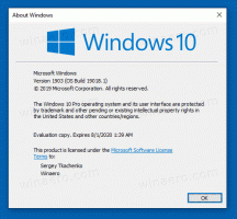 Windows 10 Build 19018 (20H1, hurtig ring)