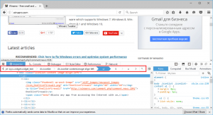 Ta en skärmdump av ett specifikt webbsideselement i Firefox