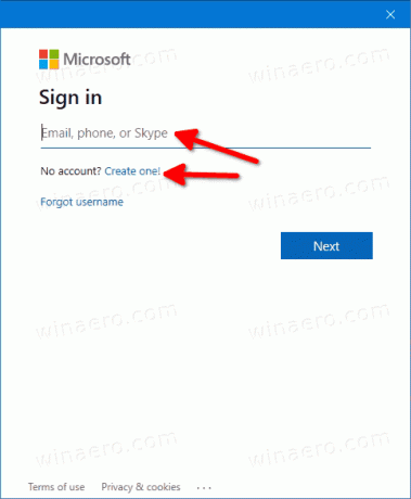 Windows 10 Kirjaudu sisään Microsoft Storeen 4