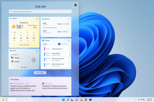 Windows 11ビルド22518：タスクバーの天気予報、デスクトップの背景としてのスポットライト