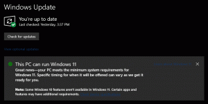 Windows Update сега показва дали вашият компютър е съвместим с Windows 11
