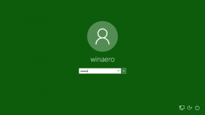 Keela parooli kuvamise nupp Windows 10-s