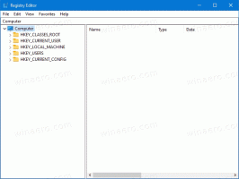 Obnovte polohu a veľkosť okna editora databázy Registry v systéme Windows 10