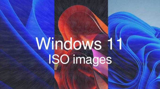 Windows 11 ISO vaizdų reklamjuostė