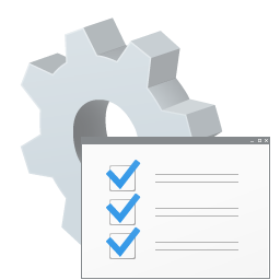 Icono de herramientas administrativas de configuración de Gears