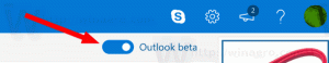 Įgalinkite tamsųjį režimą „Outlook.com“.