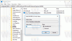 Як приховати вікно пошуку в Internet Explorer 11