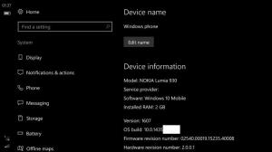 Windows10アニバーサリーアップデートで確認されたWindows10バージョン1607の名前