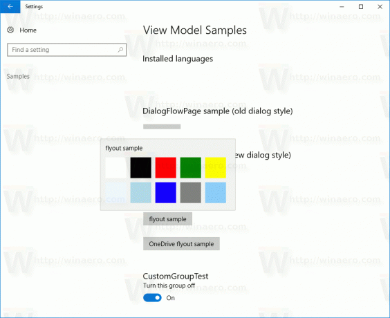 Lapas paraugi Windows 10 skats 3