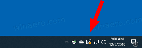 „Windows 10“ „Windows“ naujinimo būsenos dėklo piktograma