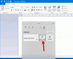 الصق كنص عادي في نظام التشغيل Windows 10 باستخدام محفوظات الحافظة