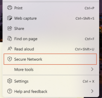 A VPN 'Secure Network' integrada do Microsoft Edge já está disponível para teste