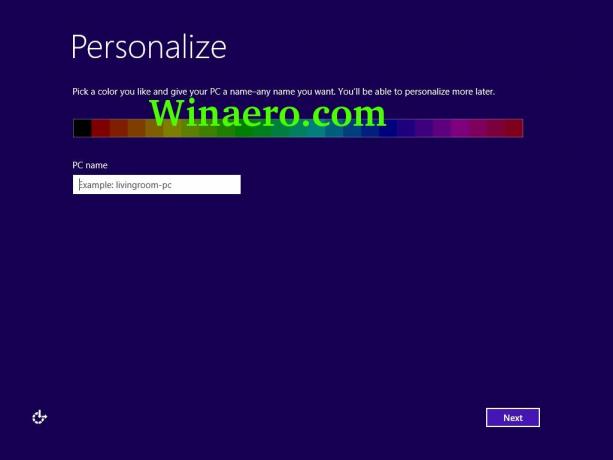 Windows Blue personalizacija