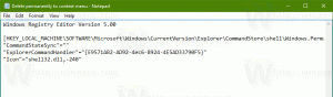 Føj Ribbon Command til kontekstmenuen i Windows 10
