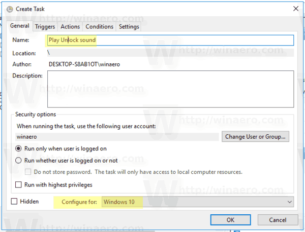 Zadatak za otključavanje zvuka za Windows 10 Play