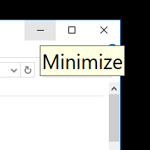 Windows 10 Tooltip-fonttikuvake