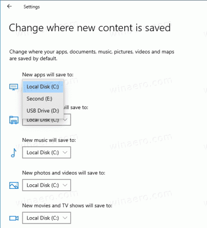 แอพ Windows 10 Windows บันทึกตำแหน่งในการตั้งค่า