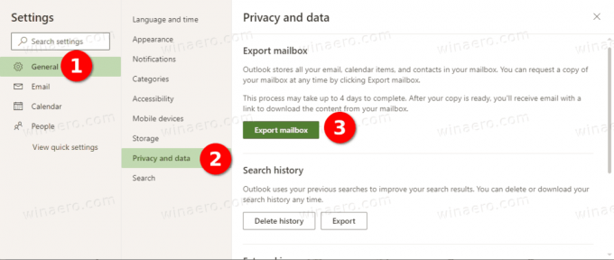 Export Mailbox Kopie Van Outlook
