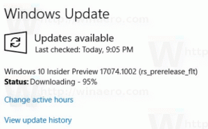 Windows10ビルド17074.1002がリリースされました