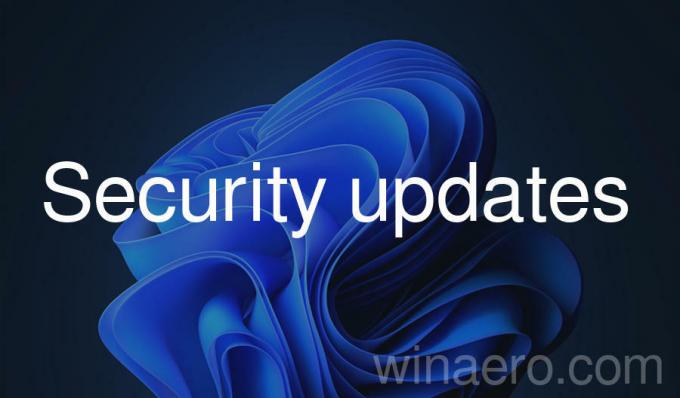 Banner de actualizaciones de seguridad de Windows