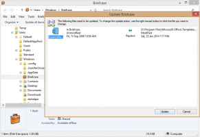Sincronizza i file in Windows Briefcase senza errori