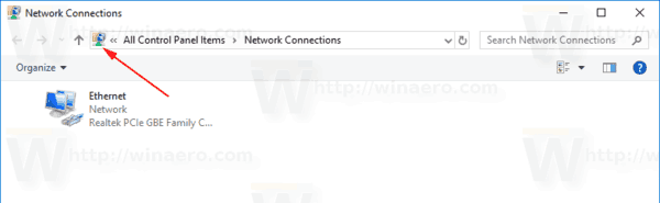 Ikona folderu połączeń sieciowych