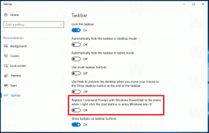 Pridajte príkazový riadok späť do ponuky Win+X v aktualizácii Windows 10 Creators Update