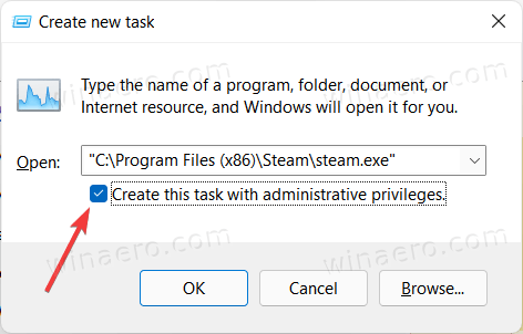 Запуск от имени администратора в Windows 11 из диспетчера задач