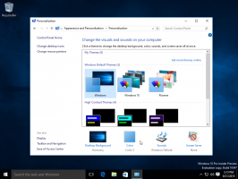 Motīvi un personalizācija ir atgriezušies operētājsistēmā Windows 10 build 10547