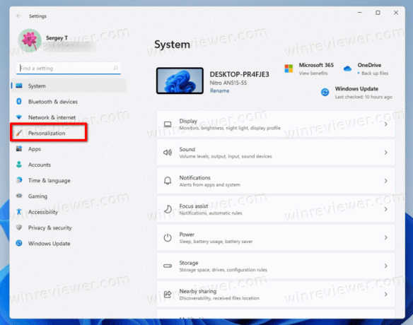Windows 11-indstillinger Apptilpasning
