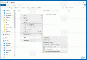 Operētājsistēmā Windows 10 varat izveidot un pārdēvēt failus, kas sākas ar punktu