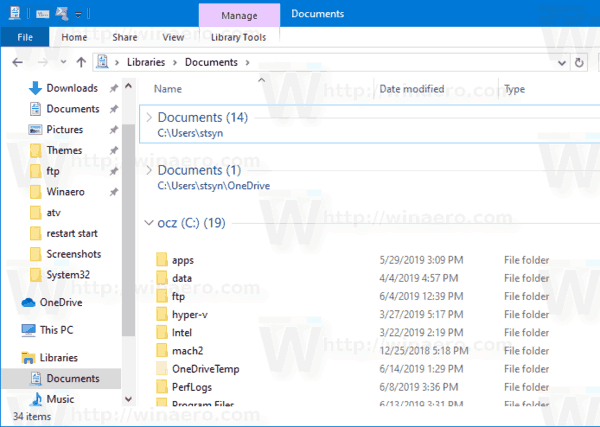 Laufwerk zur Bibliothek hinzugefügt Windows 10