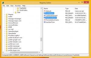 Løsning: Ikoner i systemstatusfeltet (systemstatusfeltet) er rotete i Windows 8