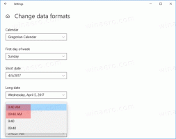 Spremenite uro opravilne vrstice na 12-urno ali 24-urno obliko v sistemu Windows 10
